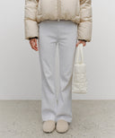 CLASSIC LOGO PADDING TOTE BAG IN IVORY image 7