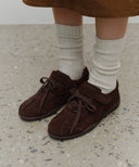 W LACE UP SUEDE SNEAKERS IN BROWN image 7