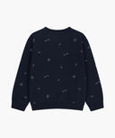 KIDS ALL OVER SWEATSHIRTS IN NAVY image 7