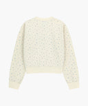 W CLASSIC LOGO CROP SWEATSHIRT IN FLOWER image 7