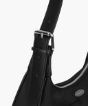 REGULAR LOGO 2WAY HOBO BAG IN BLACK image 7