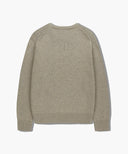 CLASSIC LOGO KNIT PULLOVER IN OATMEAL image 10