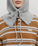 CIRCLE LOGO BALACLAVA IN LIGHT GRAY image 7