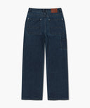 M DOUBLE KNEE CARPENTER DENIM PANTS IN DARK BLUE image 7