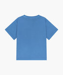 KIDS CLASSIC LOGO DYEING OVERSIZED TEE IN BLUE image 7