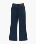 W SLIM BOOT-CUT DENIM PANTS IN BLUE image 7