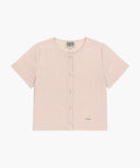 W CRINKLE SLEEVELESS + CARDIGAN SET IN PINK image 7