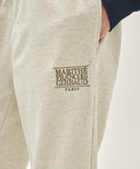 CLASSIC LOGO SWEAT PANTS IN OATMEAL image 2
