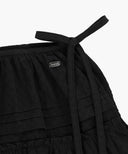W LAYERED RUFFLE SKIRT IN BLACK image 8