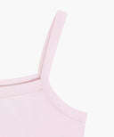 W BASIC STRING CROP SLEEVELESS IN LIGHT PINK image 8