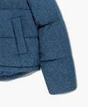W DENIM CROP DOWN JACKET IN BLUE image 17