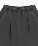 OUTLINE CLASSIC LOGO DYEING BERMUDA SWEAT SHORTS IN CHARCOAL GREY image 8