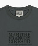 CRACK CLASSIC LOGO LONG SLEEVE TEE IN CHARCOAL GREY image 8