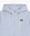 CLASSIC LOGO HOODED PATTERN JACKET IN STRIPE