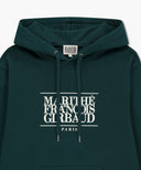 CLASSIC LOGO HOODIE IN DARK TEAL image 8