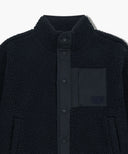 MARITHÉ SPORT W FLEECE CROP JACKET IN NAVY image 8