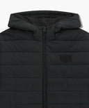 CLASSIC LOGO HOODED LIGHT DOWN JACKET IN BLACK image 8
