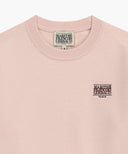 W SMALL CLASSIC LOGO CROP KNIT PULLOVER IN PINK image 8