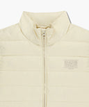 CLASSIC LOGO LIGHT DOWN VEST IN CREAM image 8