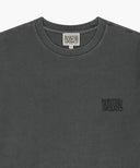 DRAWING LOGO DYEING TEE IN CHARCOAL GREY image 8