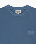 OUTLINE CLASSIC LOGO OVERSIZED DYEING TEE IN LIGHT BLUE