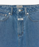 W LONG BERMUDA DENIM PANTS IN LIGHT BLUE image 14