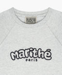 KIDS RAGLAN SHORT SLEEVE SWEATSHIRT IN LIGHT HEATHER GREY image 8