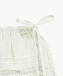 W LAYERED RUFFLE SKIRT IN WHITE image 8
