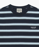 MULTI COLOR STRIPE LONG SLEEVE IN NAVY image 14