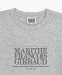 CLASSIC LOGO TEE IN HEATHER GREY image 8