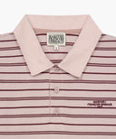 STRIPE PIQUE LONG SLEEVE TEE IN PINK image 8