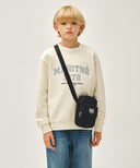 KIDS FLAP POCKET CROSS BAG IN BLACK image 8