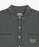 M CHECK HALF SLEEVE SHIRT IN DARK NAVY image 14