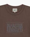 CLASSIC LOGO TEE IN BROWN image 8
