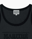 SHADOW CLASSIC LOGO SLEEVELESS IN CHARCOAL GREY image 8