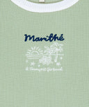 KIDS WAFFLE RINGER SLEEVELESS IN MINT image 8