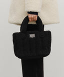 CLASSIC LOGO BOUCLE PADDING BAG IN BLACK image 8