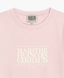 W CLASSIC LOGO TEE IN LIGHT PINK image 8
