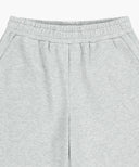 EMBO LOGO BERMUDA SWEAT SHORTS IN LIGHT HEATHER GREY image 8