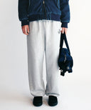 MARITHE X ALPHA INDUSTRIES CLASSIC LOGO NYLON DUFFLE BAG IN NAVY image 8