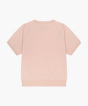 KIDS RAGLAN HALF SWEAT SET-UP IN INDI PINK image 8