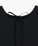 W SOFT SLEEVELESS LONG DRESS IN BLACK image 8