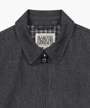 DENIM HARRINGTON JACKET IN GRAY image 14