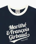VINTAGE LOGO RINGER TEE IN NAVY image 8