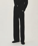 W CLASSIC LOGO KNIT PANTS IN BLACK image 8
