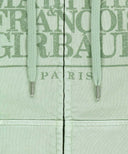 CLASSIC LOGO DYEING HOODIE ZIPUP IN MINT image 9