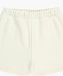 W REGULAR LOGO SWEAT SHORTS IN IVORY image 9