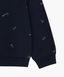 KIDS ALL OVER SWEATSHIRTS IN NAVY image 9