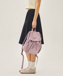 CLASSIC LOGO STOPPER POCKET BACKPACK IN GREY PINK image 9