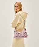 REGULAR LOGO 2WAY HOBO BAG IN PINK image 13